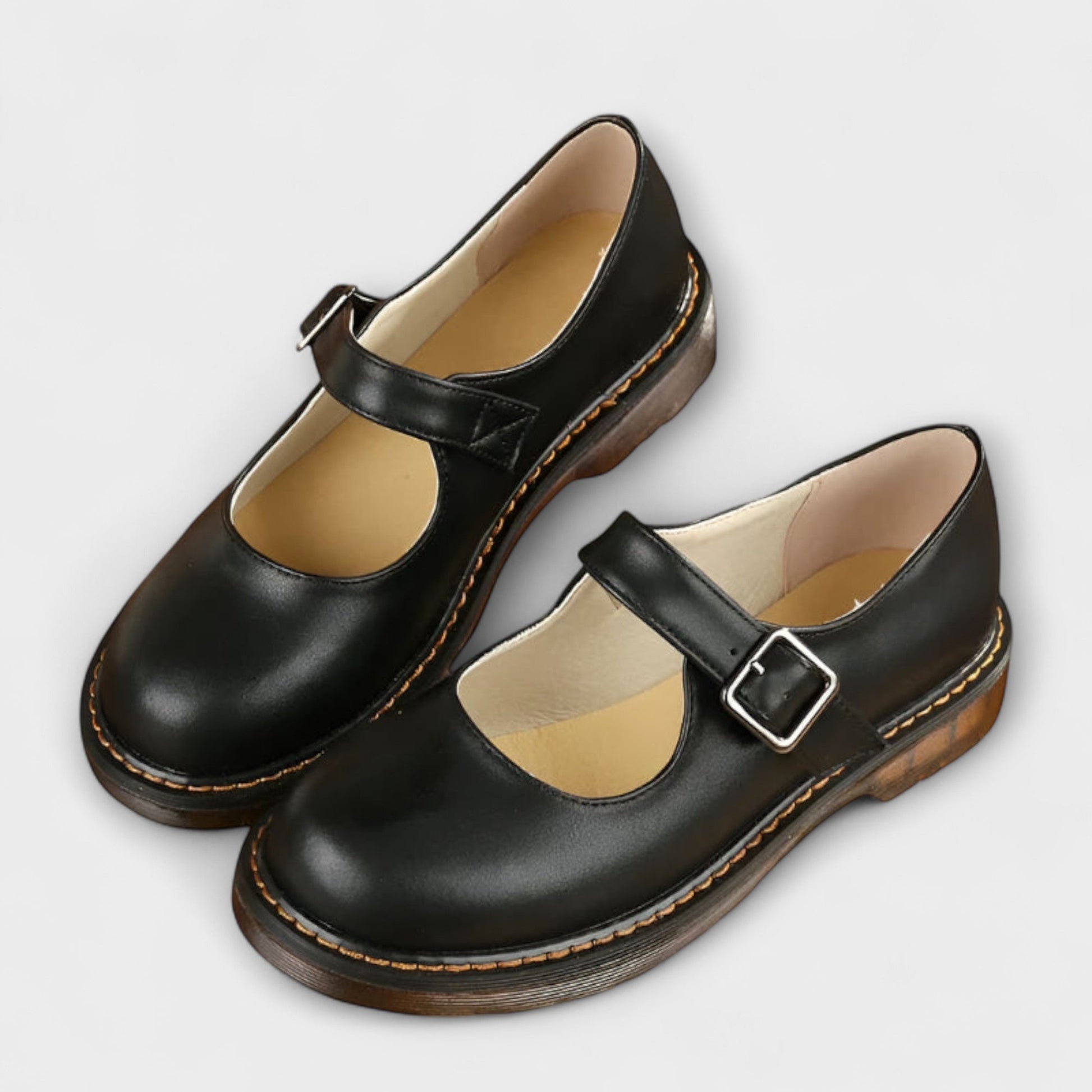Mary Jane Shoes For Women | Buckle Strap Rounded Toe 1
