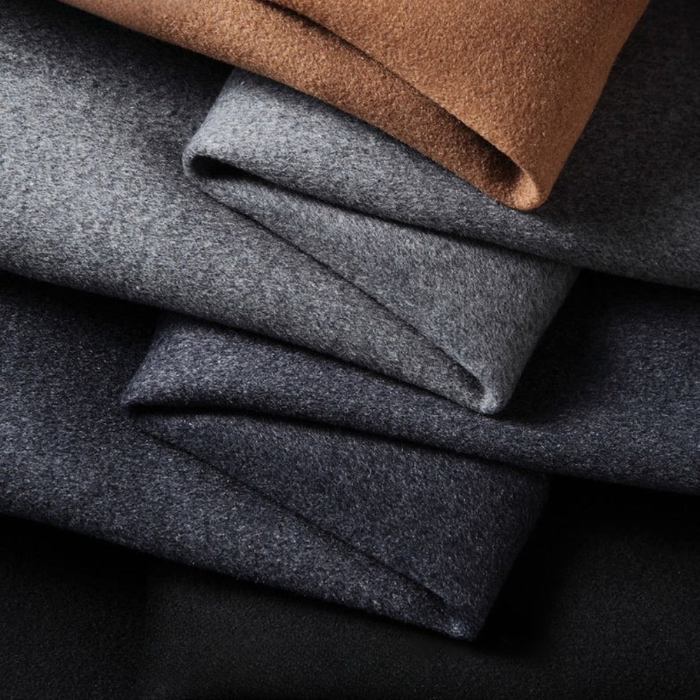 Men's Double-Breasted Overcoat | Classic Tailored Warmth