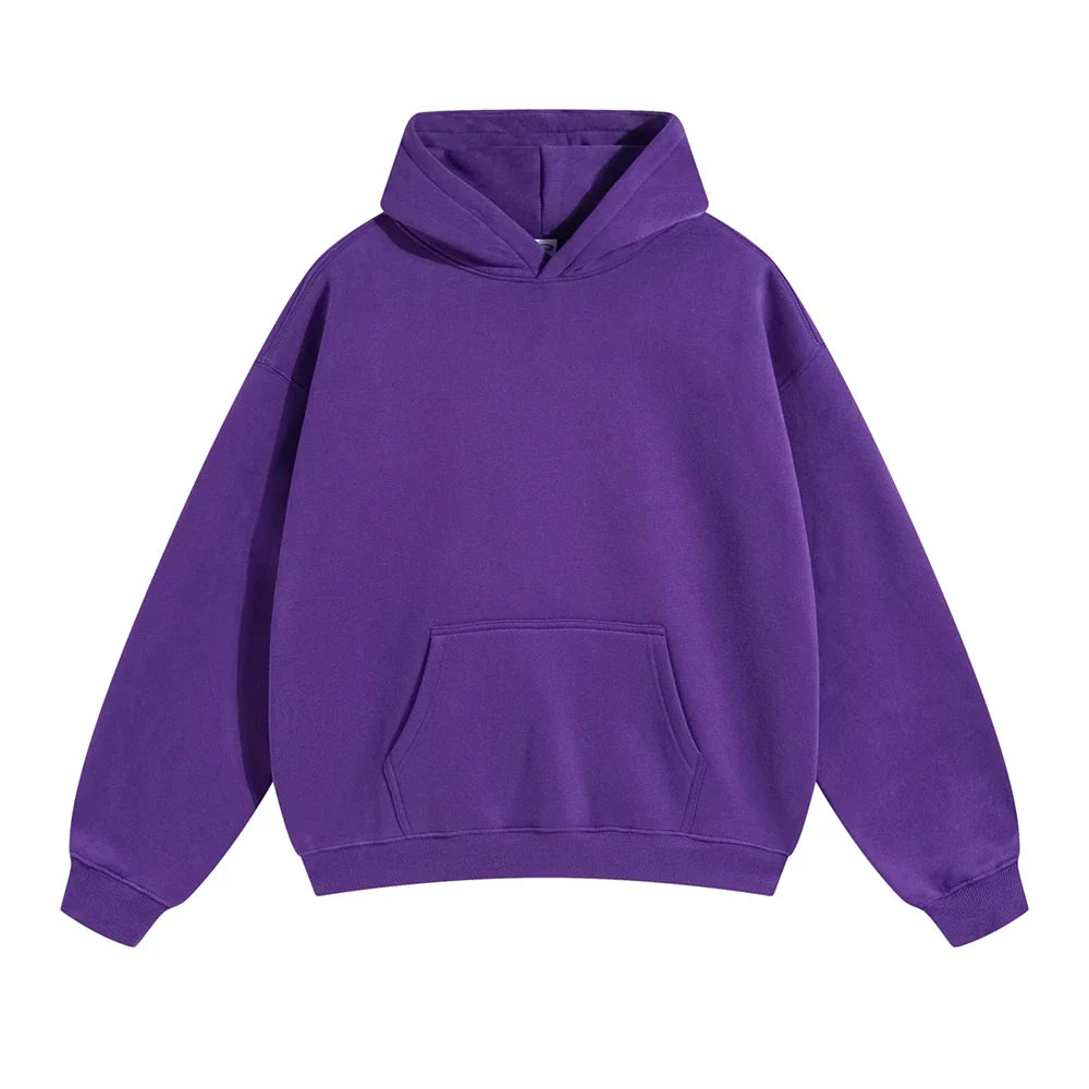 Relaxed Fit Pullover Hoodie for Men - Image 12