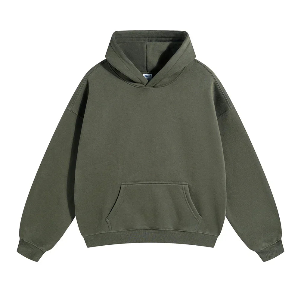 Relaxed Fit Pullover Hoodie for Men - Image 20