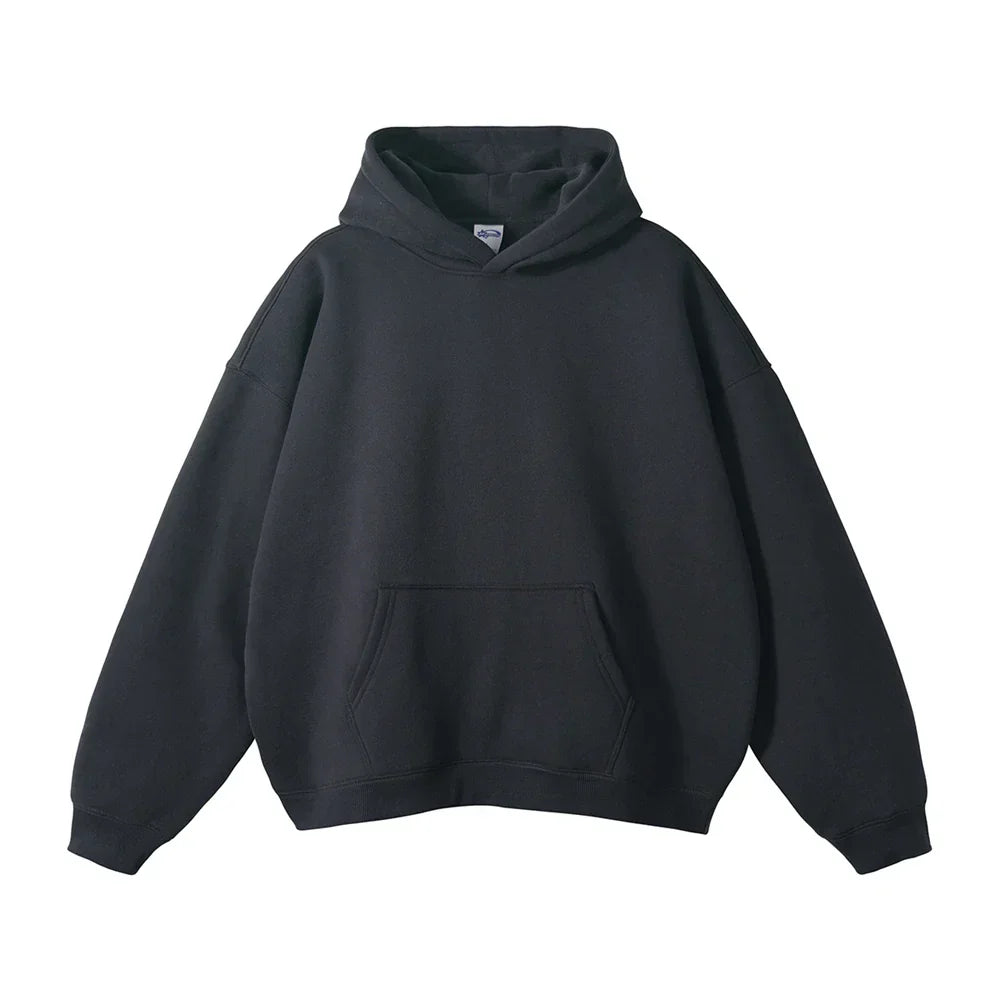 Relaxed Fit Pullover Hoodie for Men - Image 3