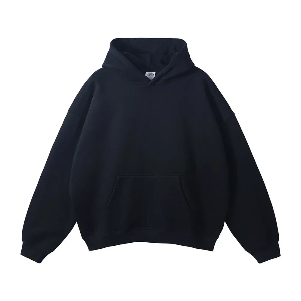 Relaxed Fit Pullover Hoodie for Men - Image 5