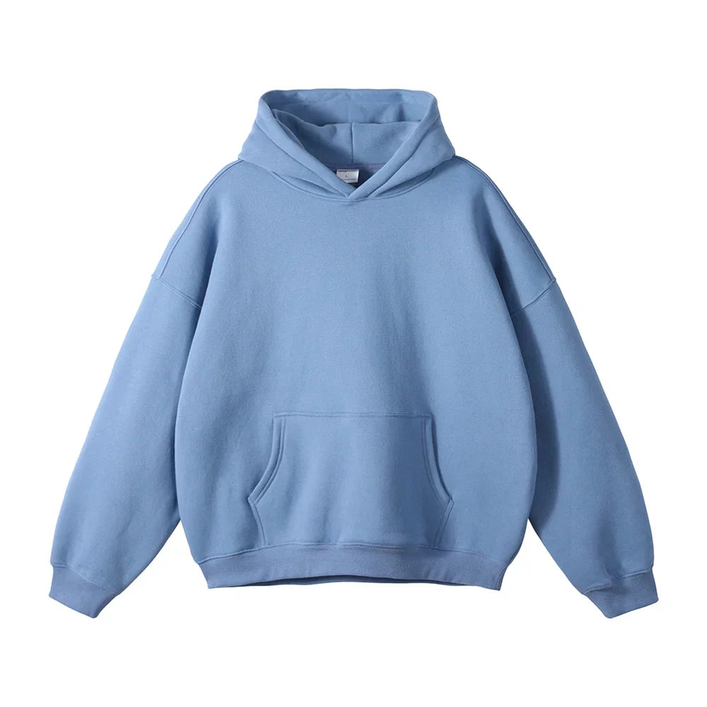 Relaxed Fit Pullover Hoodie for Men - Image 1