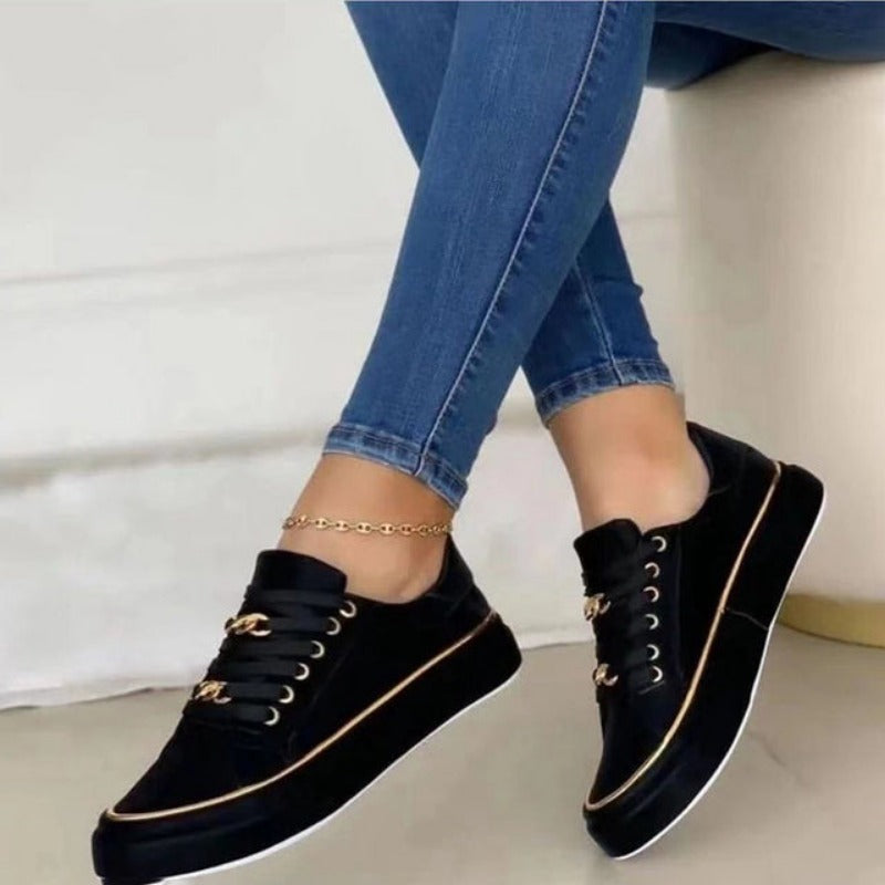 Michelle - Chic Chain Sneakers for Everyday Style
