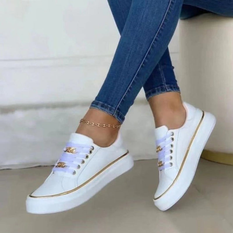 Michelle - Chic Chain Sneakers for Everyday Style