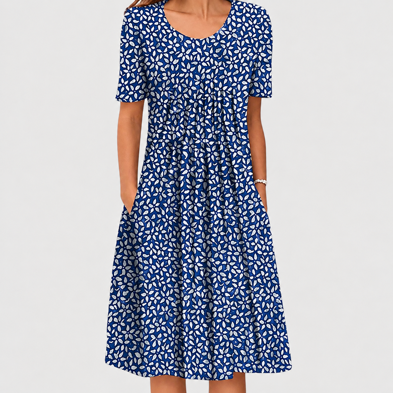 Midi Dress | Wildflower Print A-Line