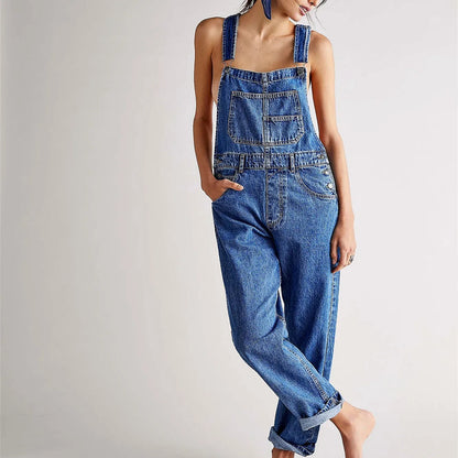 Mirelle | Stretch Denim Classic Overalls 0