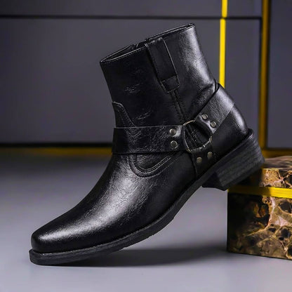 Nolan | Men's Vintage Genuine Leather Heritage Boots 1