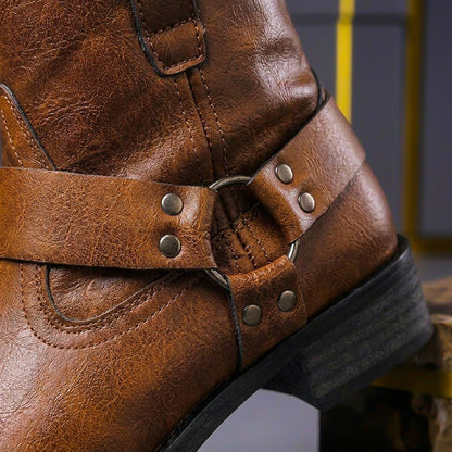 Nolan | Men's Vintage Genuine Leather Heritage Boots 3