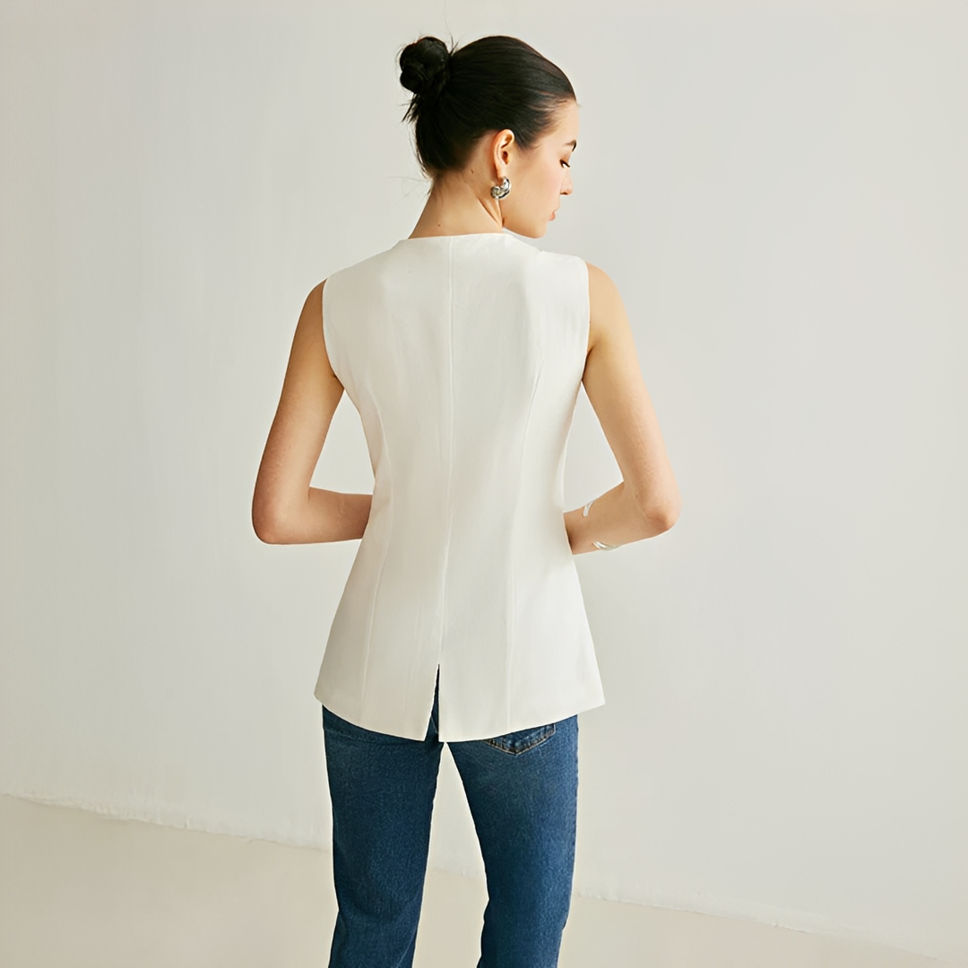 Nyla - Stylish Sleeveless Vest 2