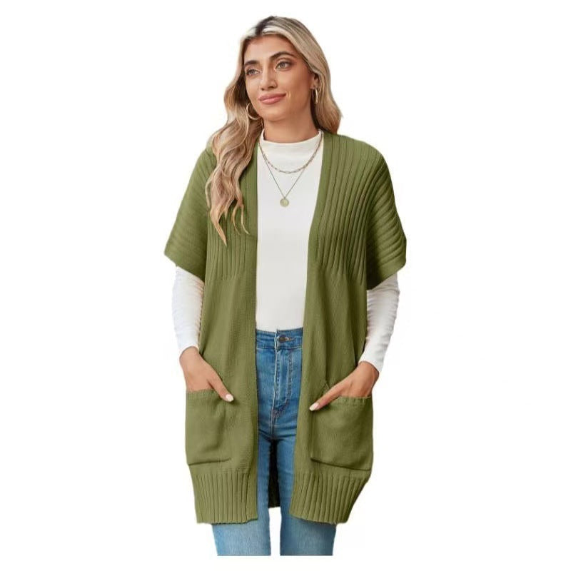 Women's Open-Front Knit Cardigan | Lightweight Layering Essential 4