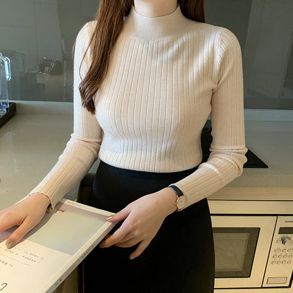 Aurora - Cozy Ribbed Turtleneck for Everyday Wear