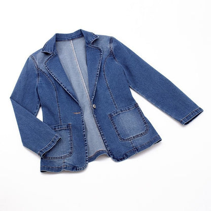 Women's Casual Jacket | One-Button Closure 4