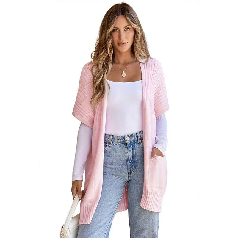 Women's Open-Front Knit Cardigan | Lightweight Layering Essential 2