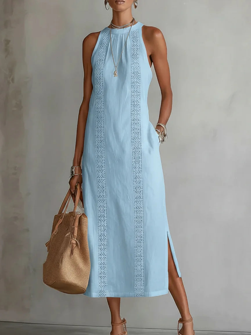 OFF-SHOULDER MAXI DRESS WITH SLIT 1