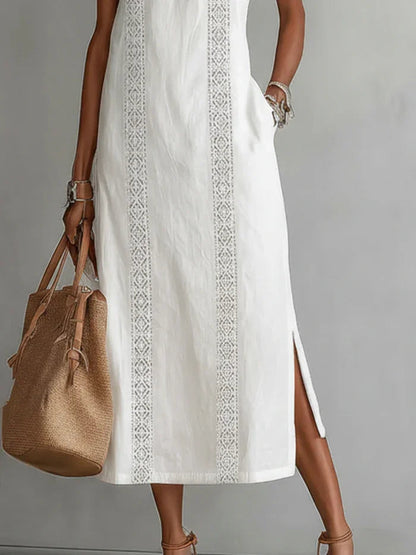 OFF-SHOULDER MAXI DRESS WITH SLIT 7