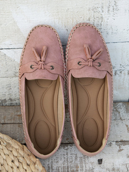 Reagan – Chic Bow Loafers for Any Occasion