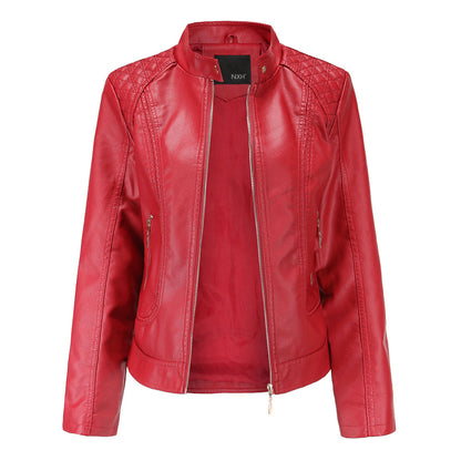 Women's Jacket | Zip Fastening & Stand Collar