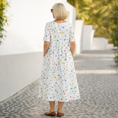 Robin | Floral Midi Dress 2