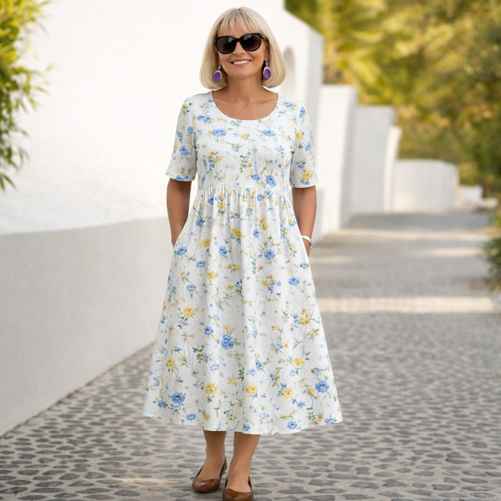 Robin | Floral Midi Dress 5
