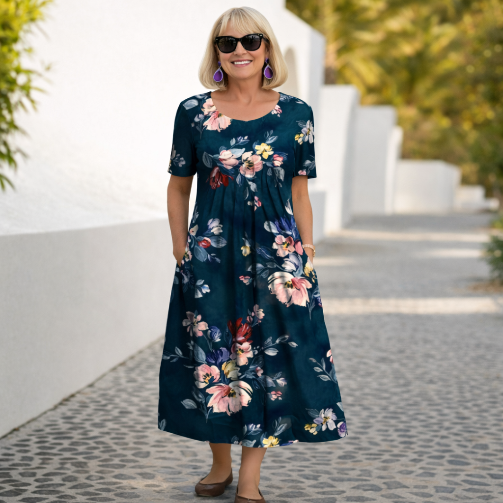 Robin | Floral Midi Dress 6