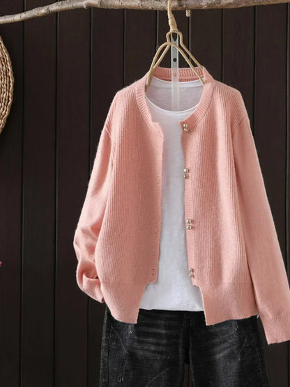 Women's Cardigan | Button Closure & Relaxed Fit 3