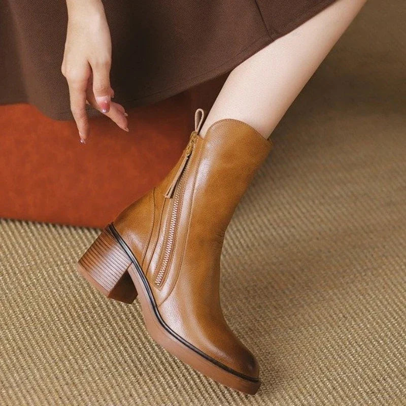 Brown Ankle Boots