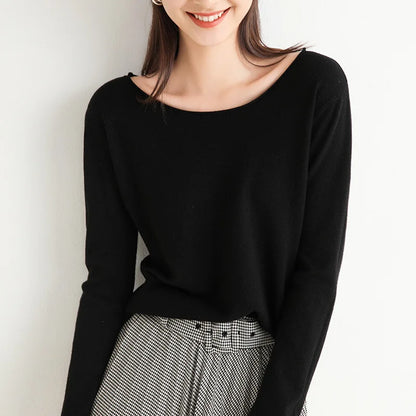 Women's Knit Jumper | Long Sleeves & Crew Neck Design