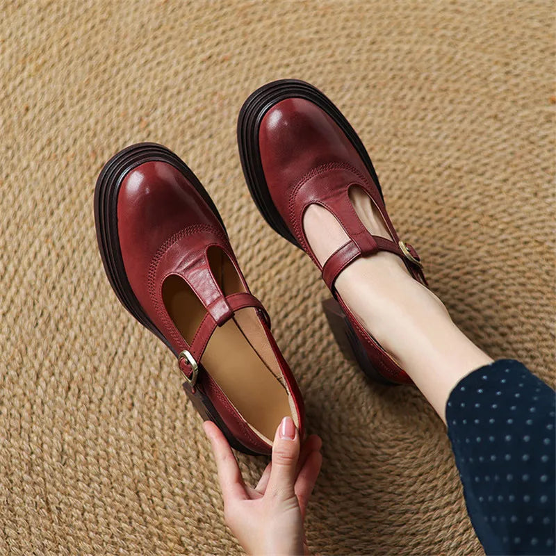 Elvana Chunky Pumps - Stylish Footwear for Any Occasion