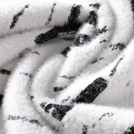 Women's Knit Pullover | Bold Abstract Pattern & Cosy Warmth 5