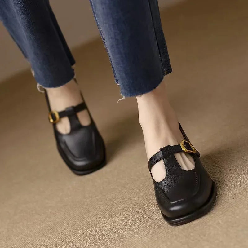Ysolenne T-Strap Sandals for Stylish Summer Wear