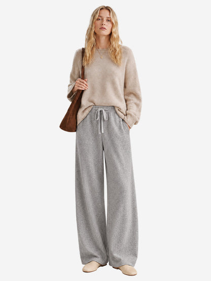 Women's Wide-Leg Trousers | Soft, Flowing Drape