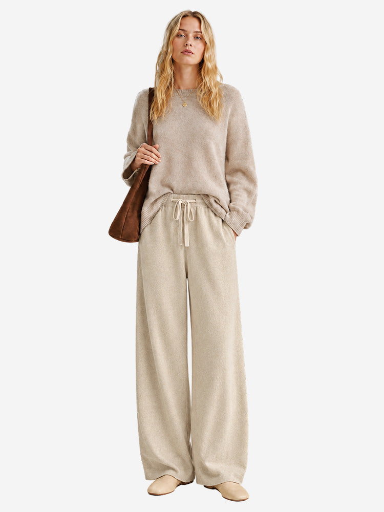 Women's Wide-Leg Trousers | Soft, Flowing Drape