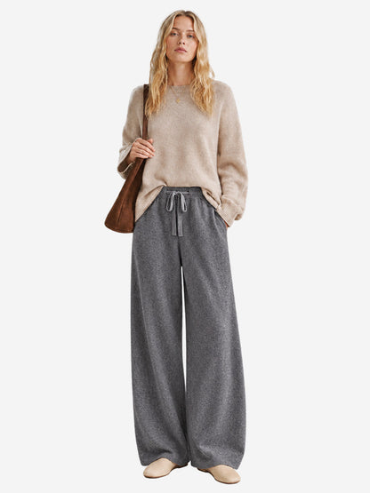 Women's Wide-Leg Trousers | Soft, Flowing Drape