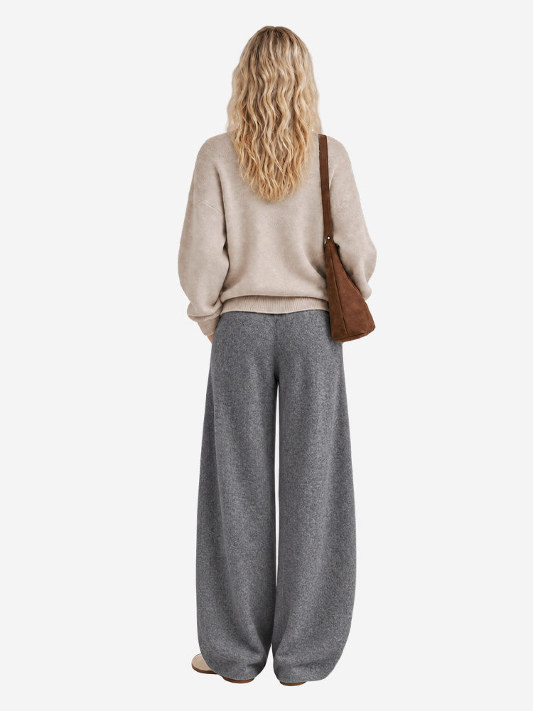 Women's Wide-Leg Trousers | Soft, Flowing Drape