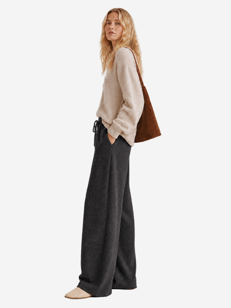 Women's Wide-Leg Trousers | Soft, Flowing Drape