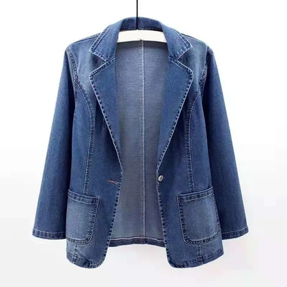 Women's Casual Jacket | One-Button Closure 2