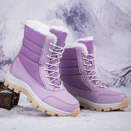 Women's Winter Boots | Lace-Up & Side Zip Closure 3