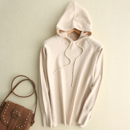 Women's Hoodie | Ribbed Hood Edge, Raglan Seam Sleeves