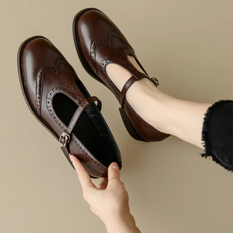 Sarah&Kate™| Chic T-Strap Mary Janes for Any Occasion