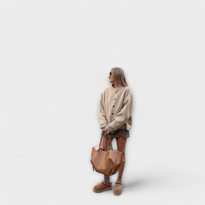 Olivia – Chic Vintage Canvas Tote for Everyday Use