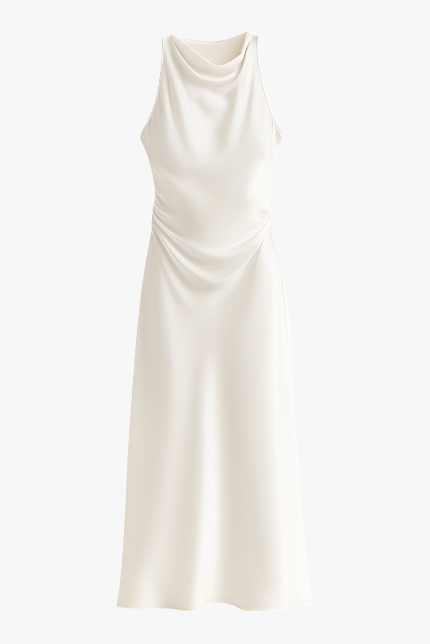 Sophia | Elegant Beige Summer Dress with Adjustable Fit - Lumina 0