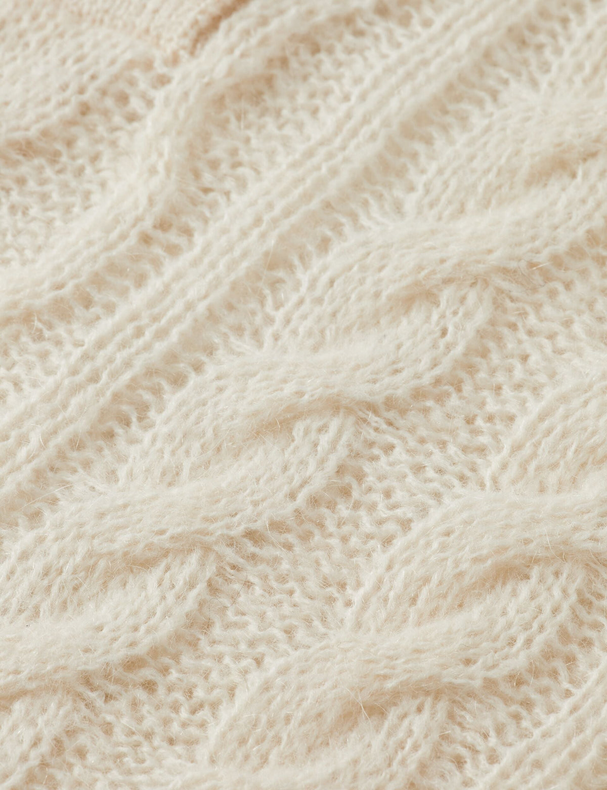 Women's Cable Knit Sweater | Polo Collar Comfort