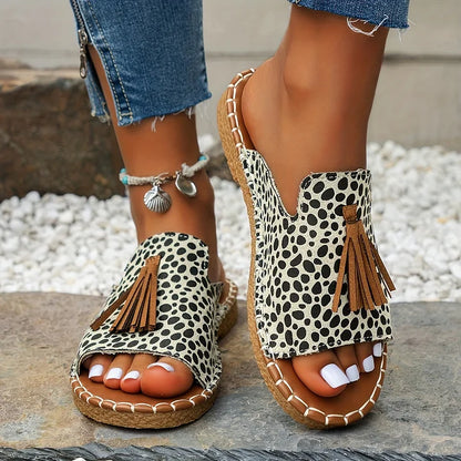 Stylish Woven Open-Toe Sandals for Women