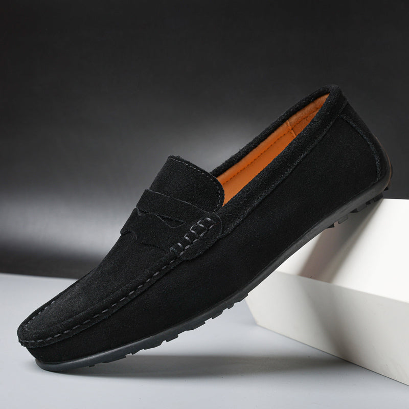 Summer Loafers | Verona Suede Slip-On Penny Loafers for Men