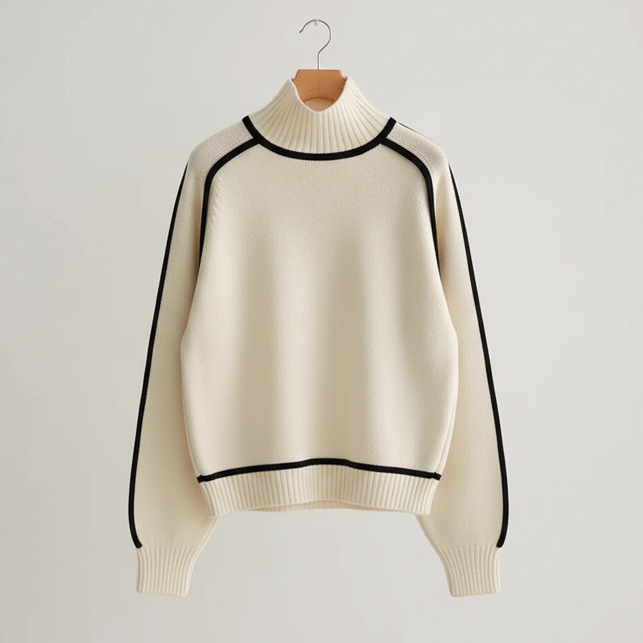 Women's Turtleneck Sweater | Soft Stretch-Knit & Cozy Warmth 2