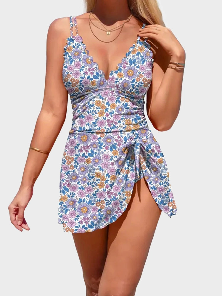 Tummy Control One-Piece Swimdress 10