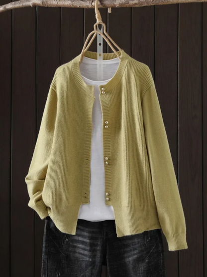 Women's Cardigan | Button Closure & Relaxed Fit 6