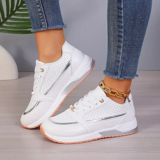 Margaret - Stylish Lace-Up Sneakers for Active Days