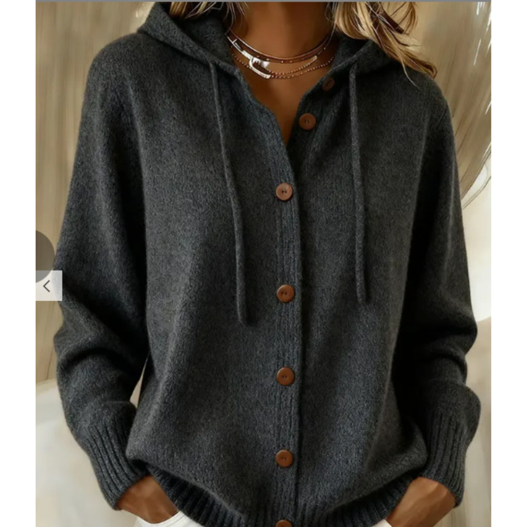 Women's Long Hooded Cardigan | Oversized Knit Warmth 3